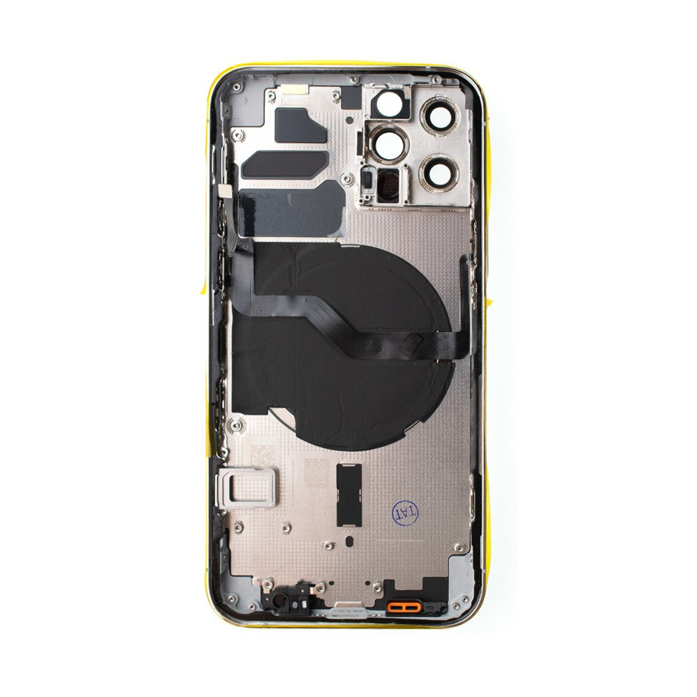 Rear Housing with Small Parts for iPhone 12 Pro (Purple)-Silver Rear Housing with Small Parts for iPhone 12 Pro (Purple)-Silver